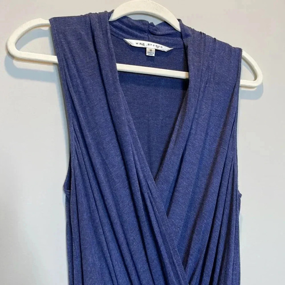 Max Studio Blue sleeveless Jumpsuit - Picture 6 of 9